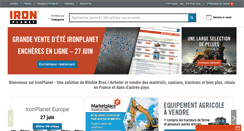 Desktop Screenshot of eu-fr.ironplanet.com