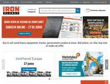 Tablet Screenshot of eu-es.ironplanet.com